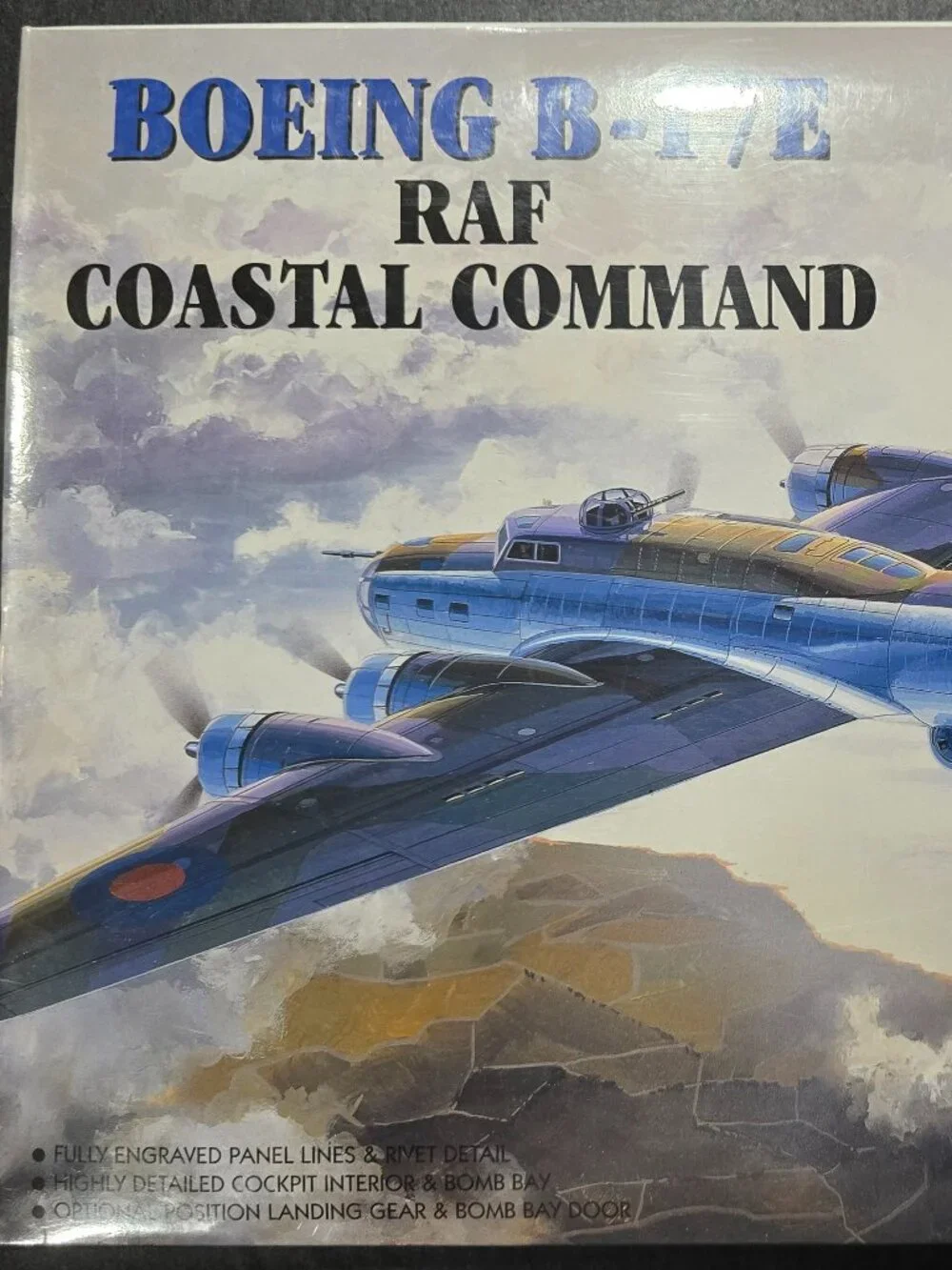 1994 Academy 1/72 Boeing B-17E RAF Coastal Command Model Kit#2141